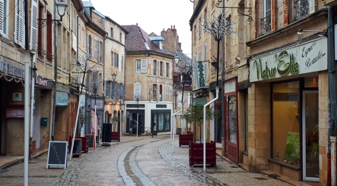 Schneeregen in Langres